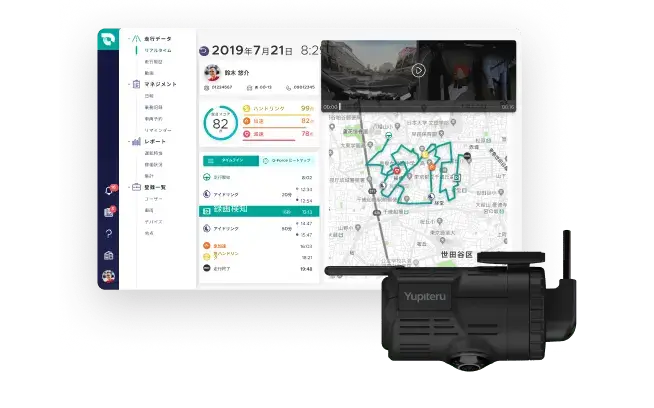 LTE通信型ドライブレコーダー「BU-SV750LTE」との連携