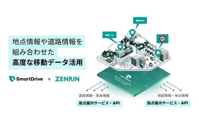 地図・地点情報との統合により移動データの高度な利活用を促進