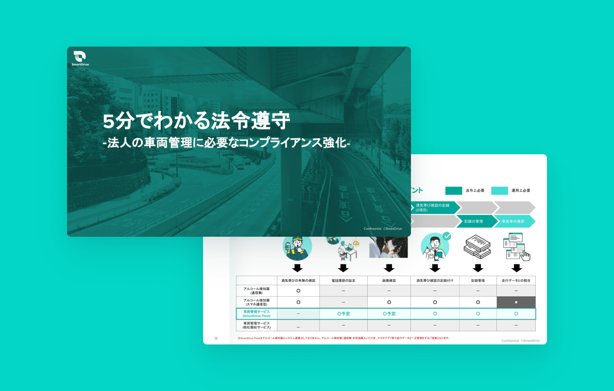5分でわかる法令遵守 -法人の車両管理に必要なコンプライアンス強化-