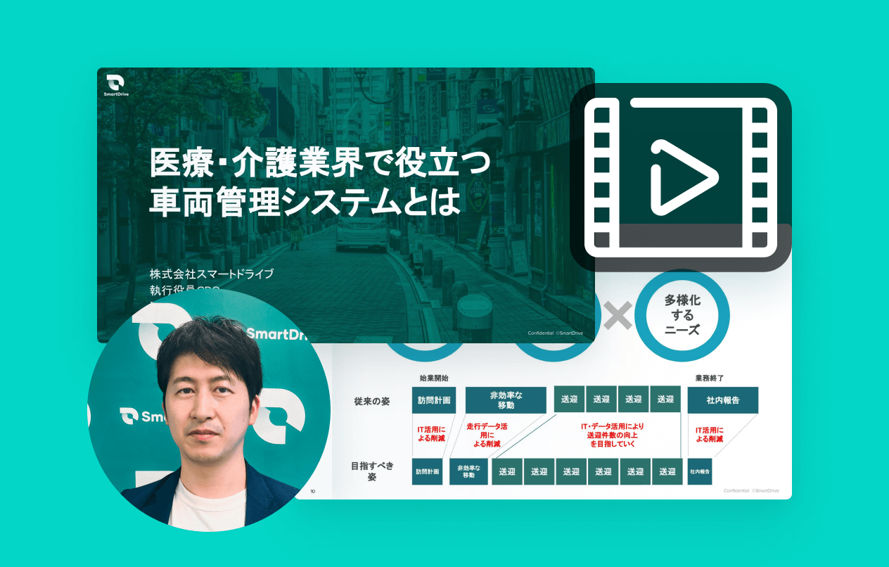 医療・介護業界で役立つ車両管理システムとは {-安全運転・法令遵守・業務改善-}